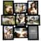 8 Pack: 9 Opening Black Dimensional 5" x 7" Collage Frame by Studio Décor®